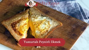 Fırında Yumurtalı Peynirli Ekmek