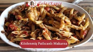Közlenmiş Patlıcanlı Makarna
