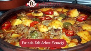 Güveçte Etli Sebze Yemeği