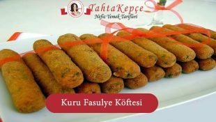 Kuru Fasulye Köftesi