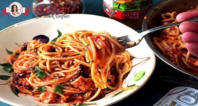 hamsili spagetti makarna