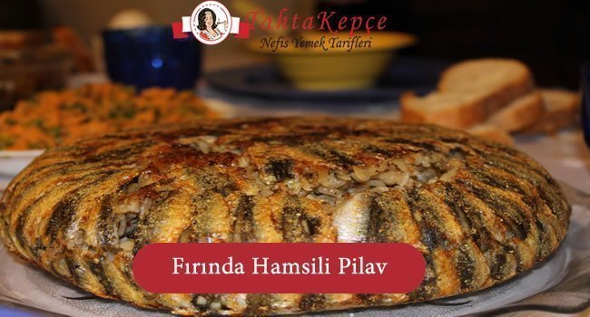 fırında hamsili pilav