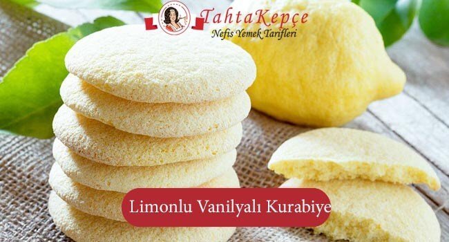 Limonlu Vanilyali Kurabiye