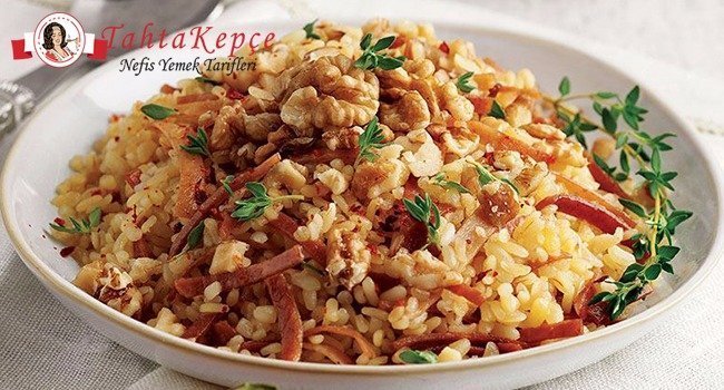 Sebzeli Bulgur Pilavı Tarifi