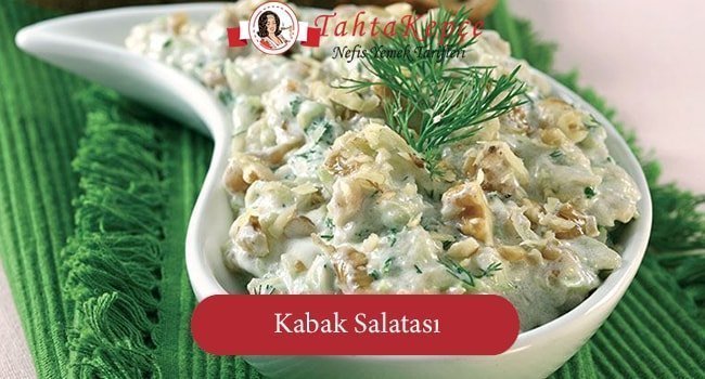 kabak salatası tarif