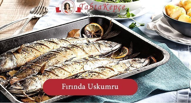 Fırında sadece uskumru pişirin Fırında sadece uskumru pişirin
