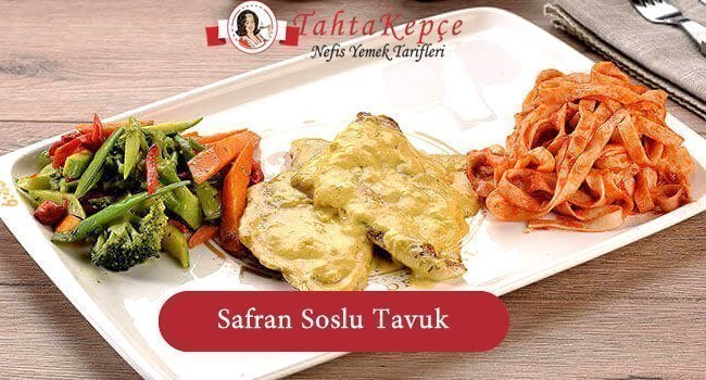 safran soslu tavuk